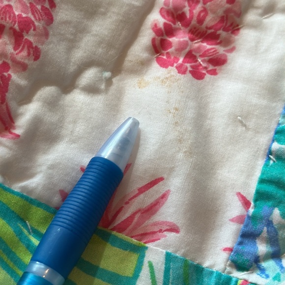 Never used Lilly Pulitzer colorful patchwork throw pillow sham - Picture 3 of 7